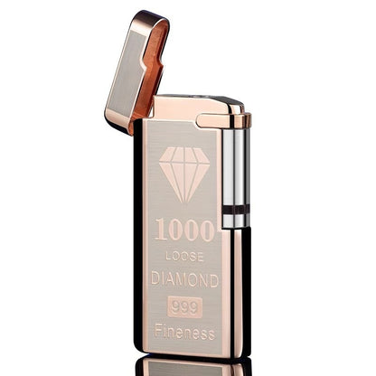 Inflatable Induction Windproof Touch Metal Electronic Lighter