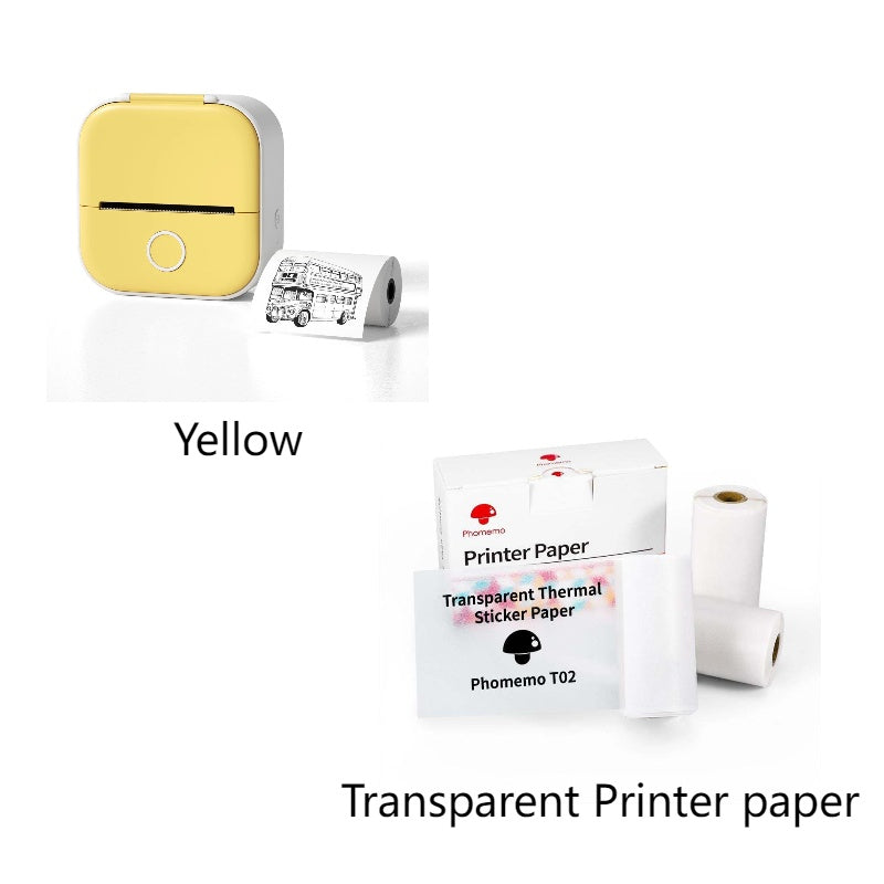 Portable Mini Thermal Label Printer, Bluetooth-compatible