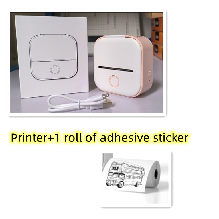 Portable Mini Thermal Label Printer, Bluetooth-compatible