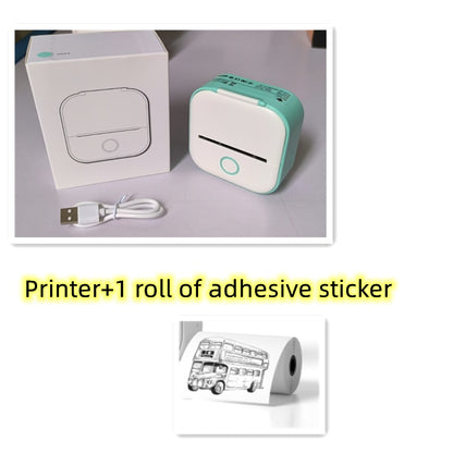 Portable Mini Thermal Label Printer, Bluetooth-compatible