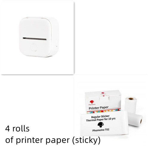 Portable Mini Thermal Label Printer, Bluetooth-compatible