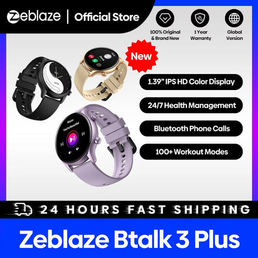 New Zeblaze Btalk 3 Plus Voice Calling Smart Watch