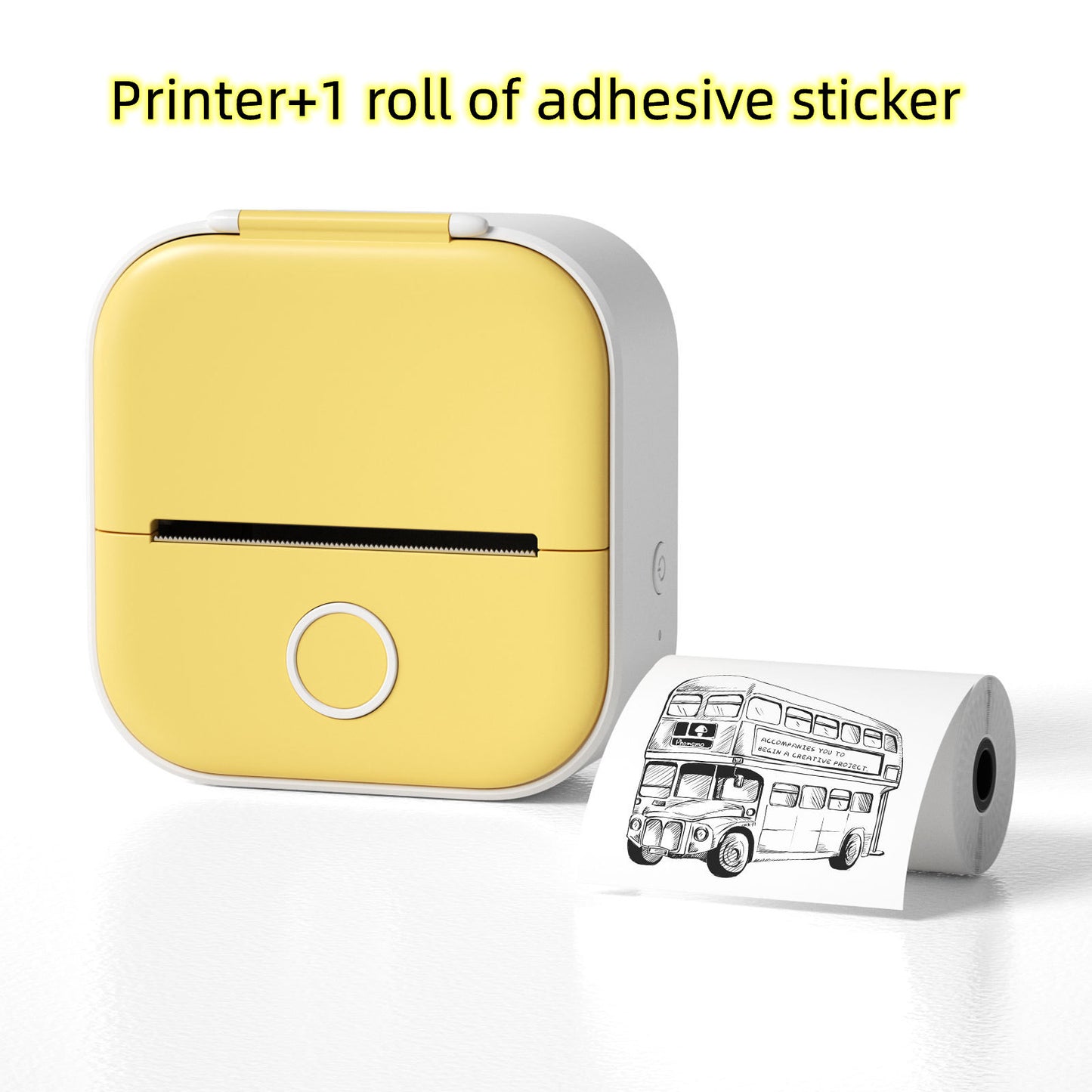 Portable Mini Thermal Label Printer, Bluetooth-compatible